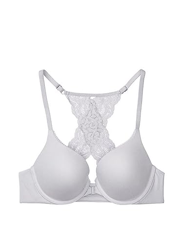 Victoria's Secret Perfect Shape Push Up Bra Full Coverage Padded Smooth Bras for Women Body by Victoria Collection (32DDD, Heathered), Weiss/opulenter Garten im Sale